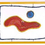red wave-walk watched by blue moon